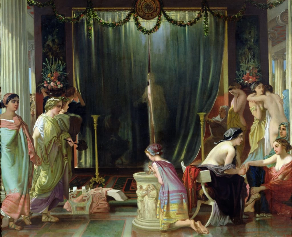 Zeusi sceglie una modella per Elena - Musee des Beaux, Arts, Tourcoing